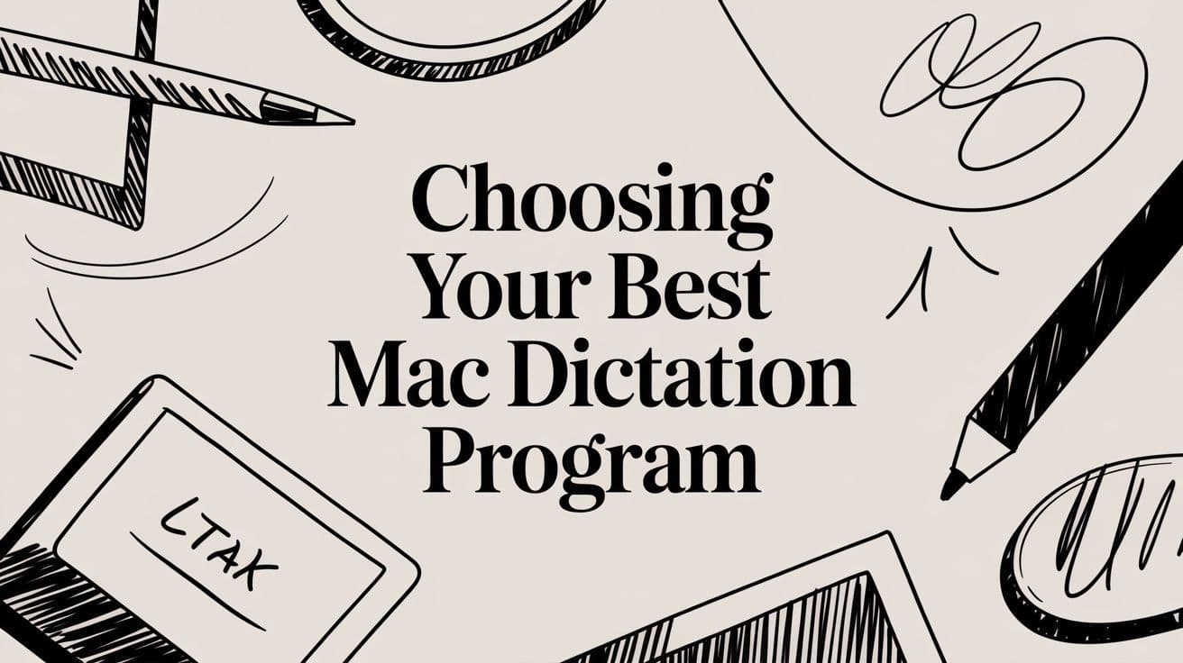Choosing Your Best Mac Dictation Program
