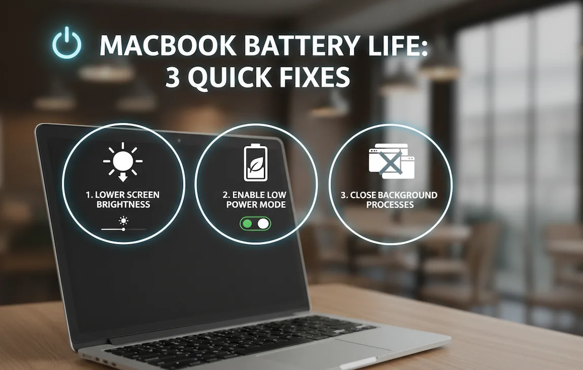 How to extend laptop battery life